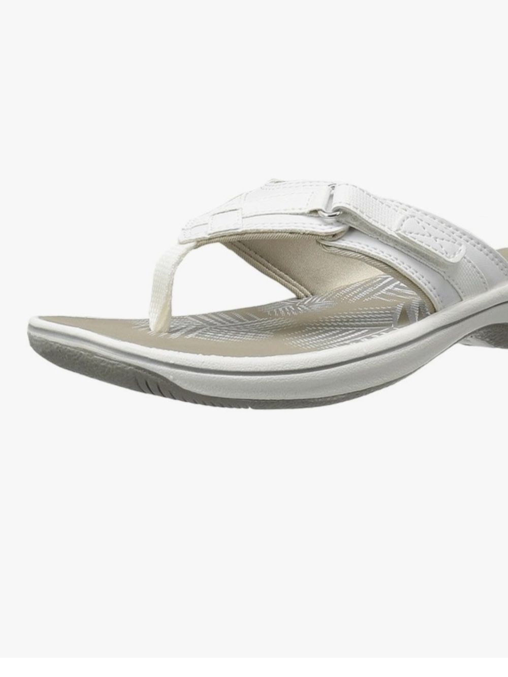 Clarks Women's White Slide Sandals - Picture 11 of 16
